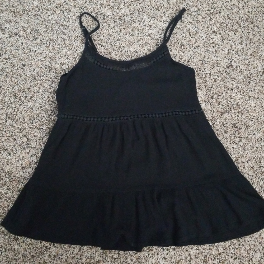 Black tank top
